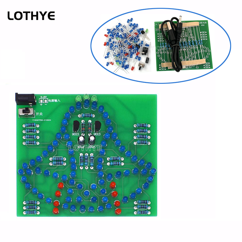 Diy Electronics Project Kit - DC 3-5V HA CONDOTTO LA Luce