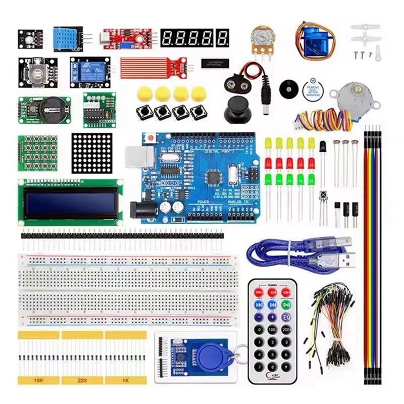 Diy Electronics Learning Kit - Kit Iniziale ABDE-RFID per Arduino UNO