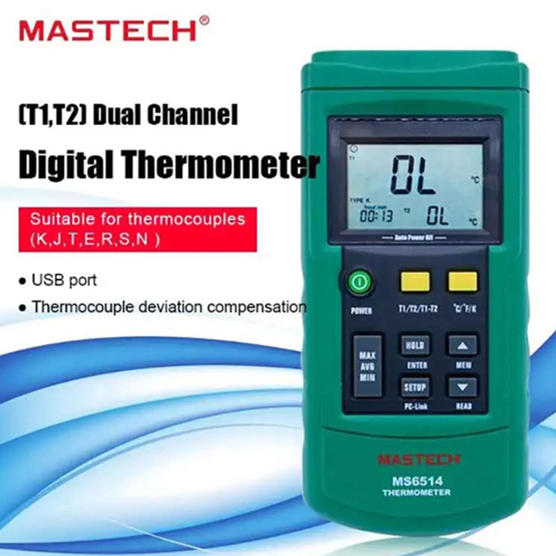 MasTech MS6514 Termometro digi - Logic Analyzer Usb recensione e prezzo
