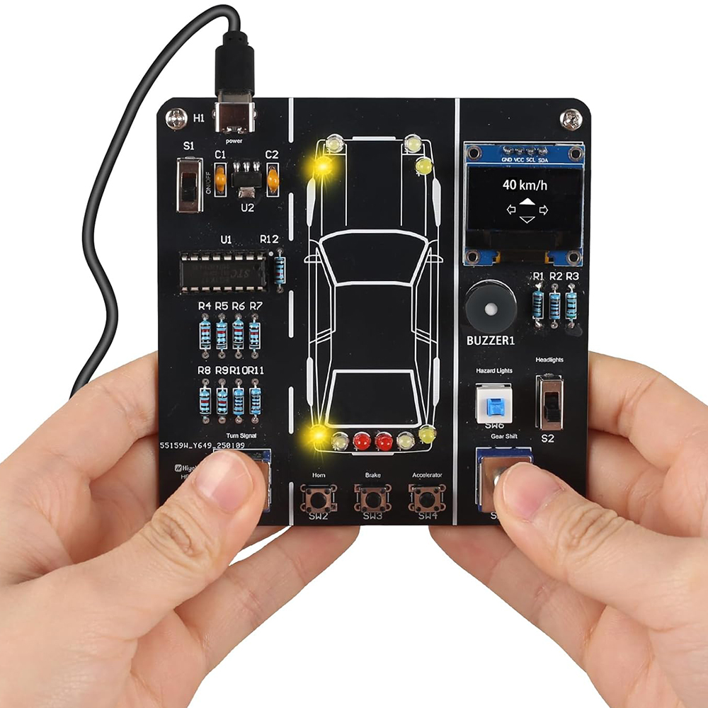 Simulazione di guida per auto  - Diy Electronics Learning Kit recensione e prezzo
