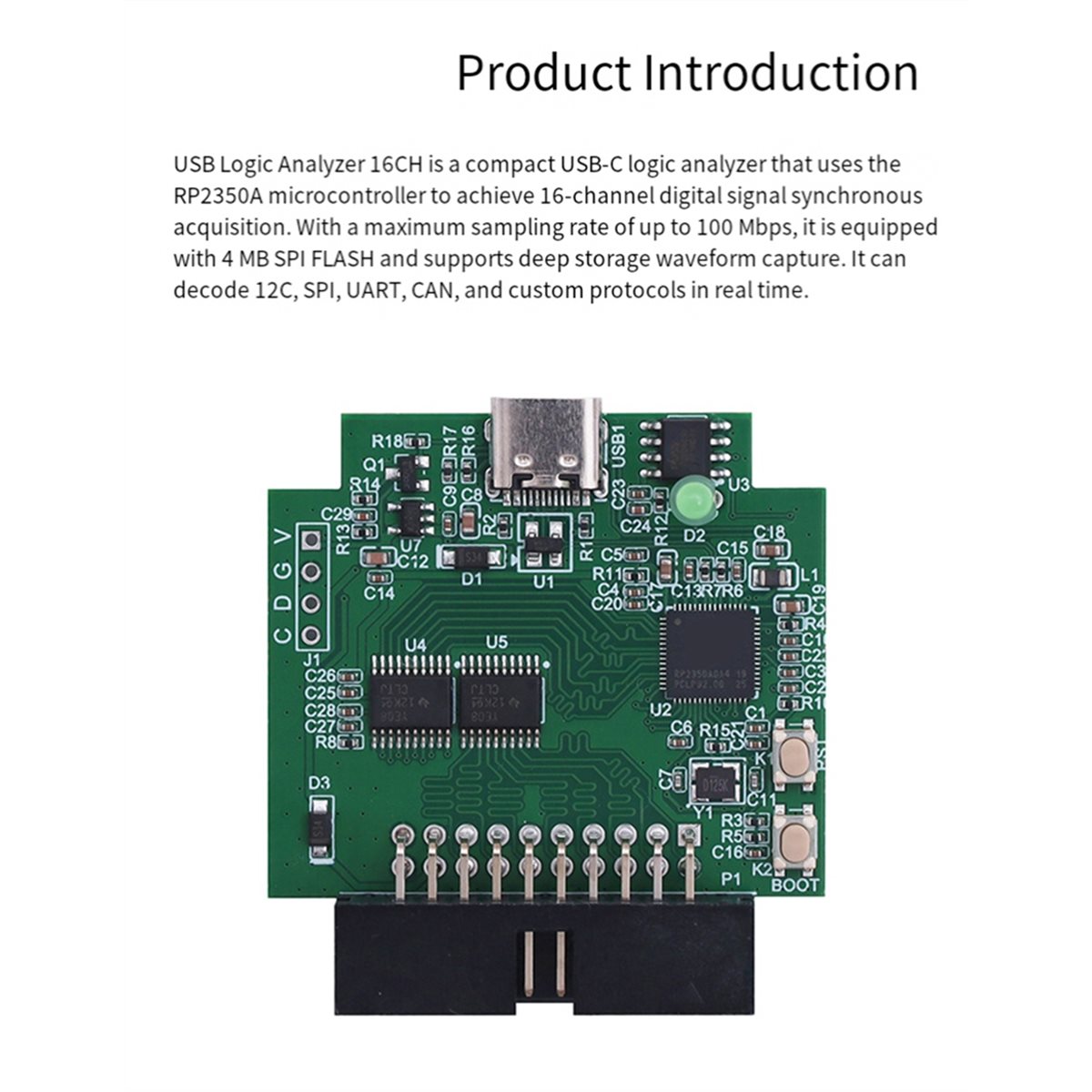 Modulo Analizzatore Logico USB - Logic Analyzer Usb recensione e prezzo
